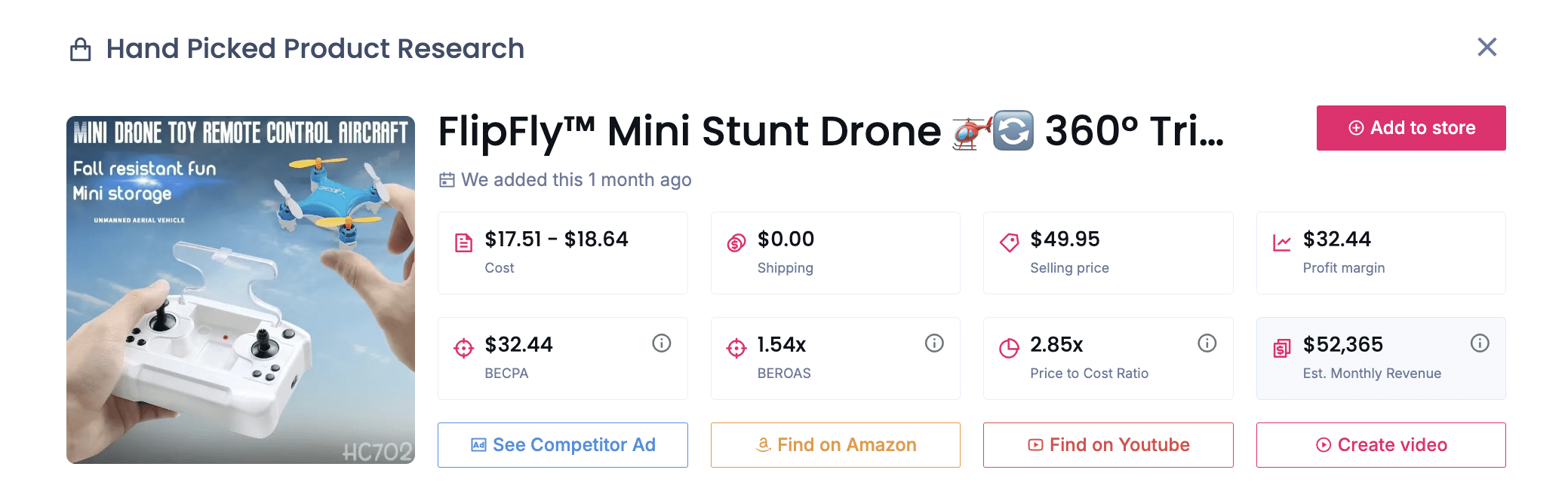 FlipFly Mini Stunt Drone